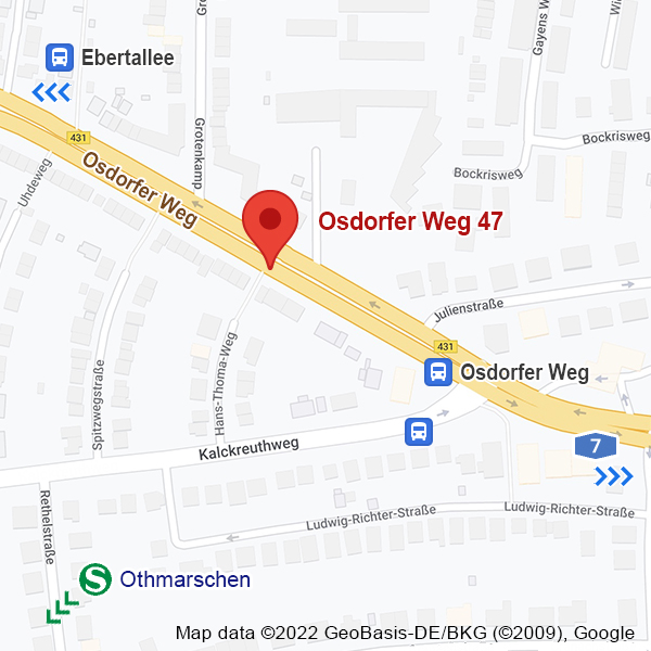 Karte Osdorfer Weg 47